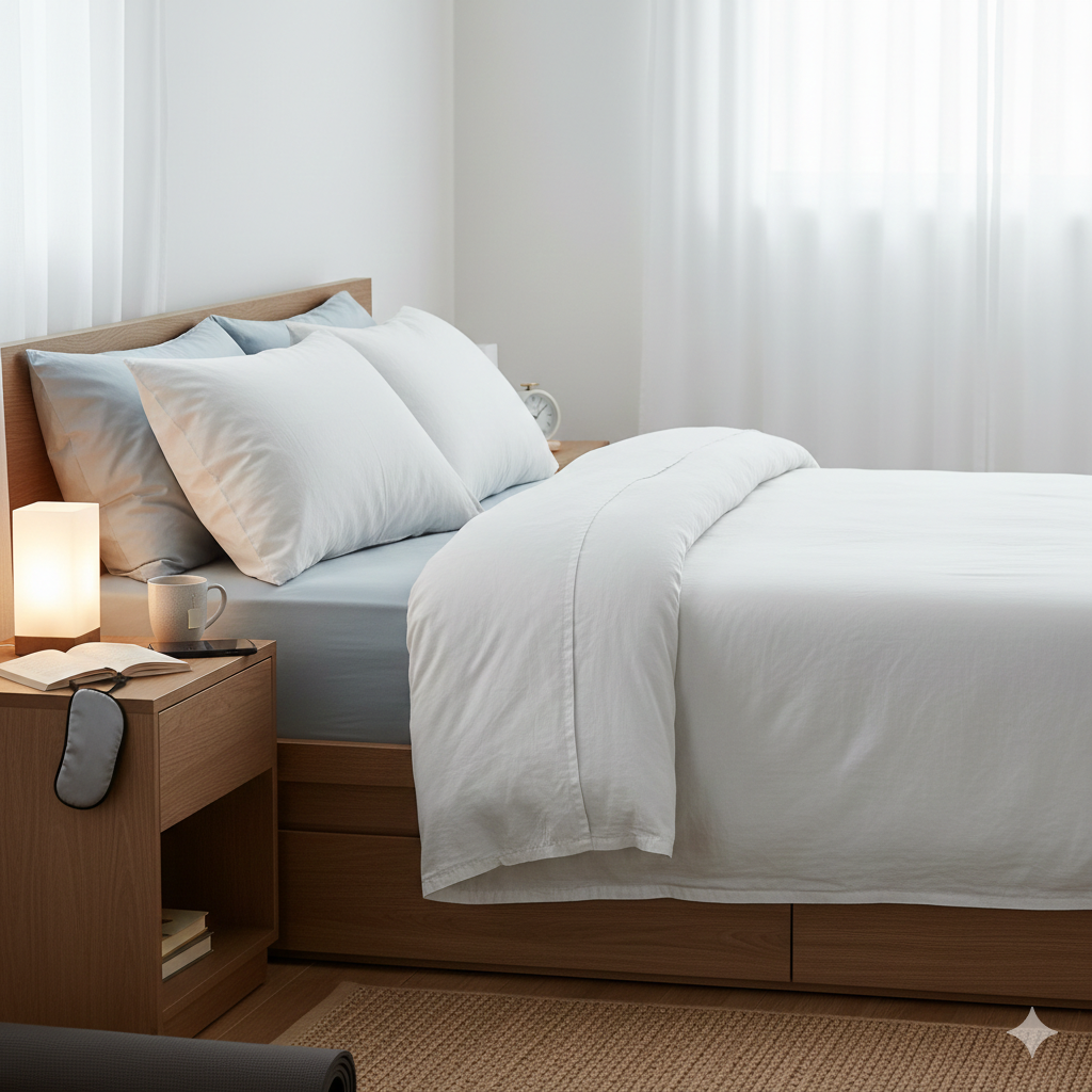 Healthy sleep routine supporting weight loss for working professionals