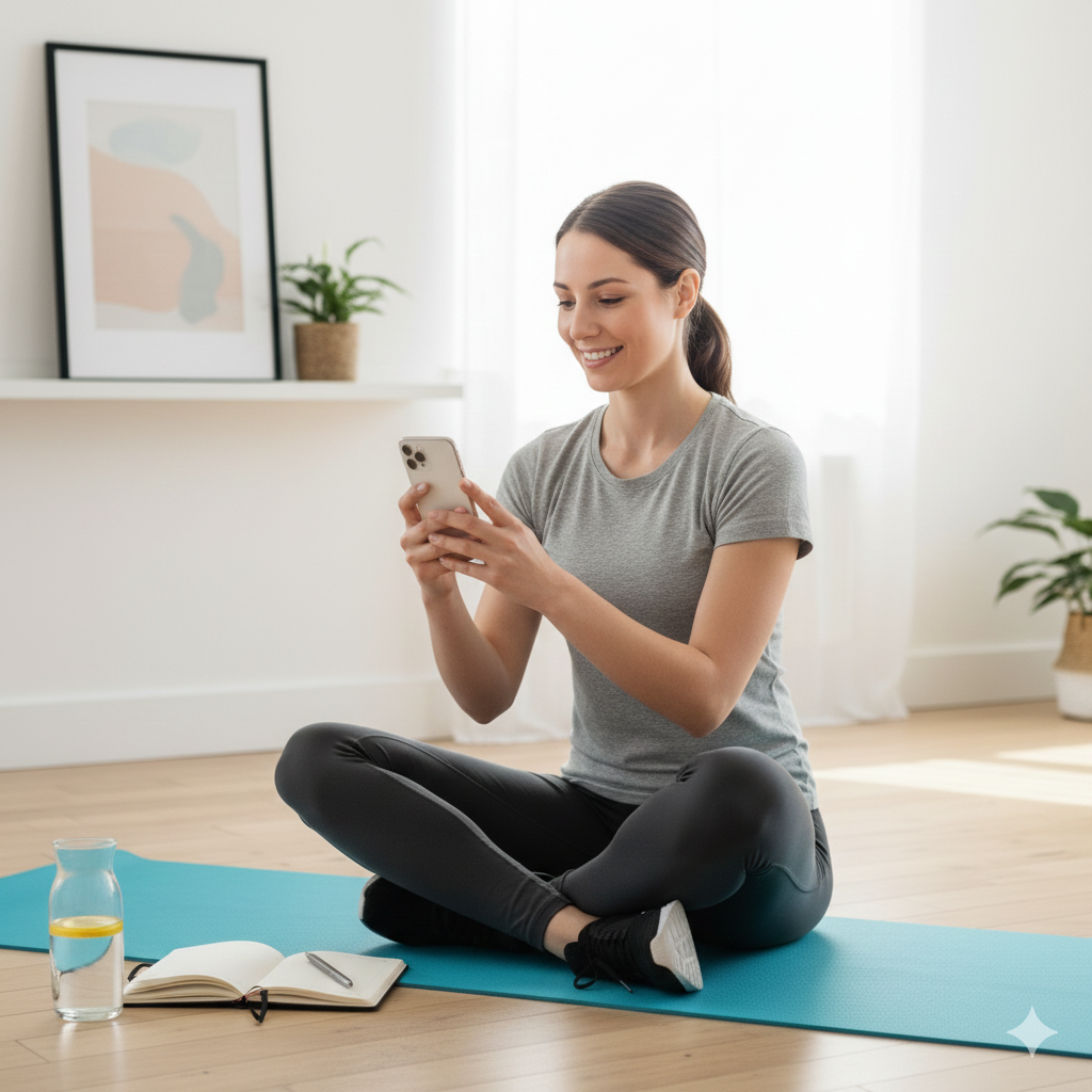 Tracking weight loss results from body weight training