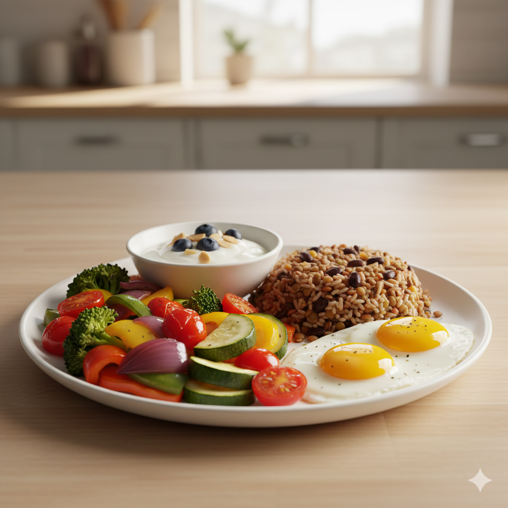 Flexitarian vegetarian diet plan for weight loss beginners