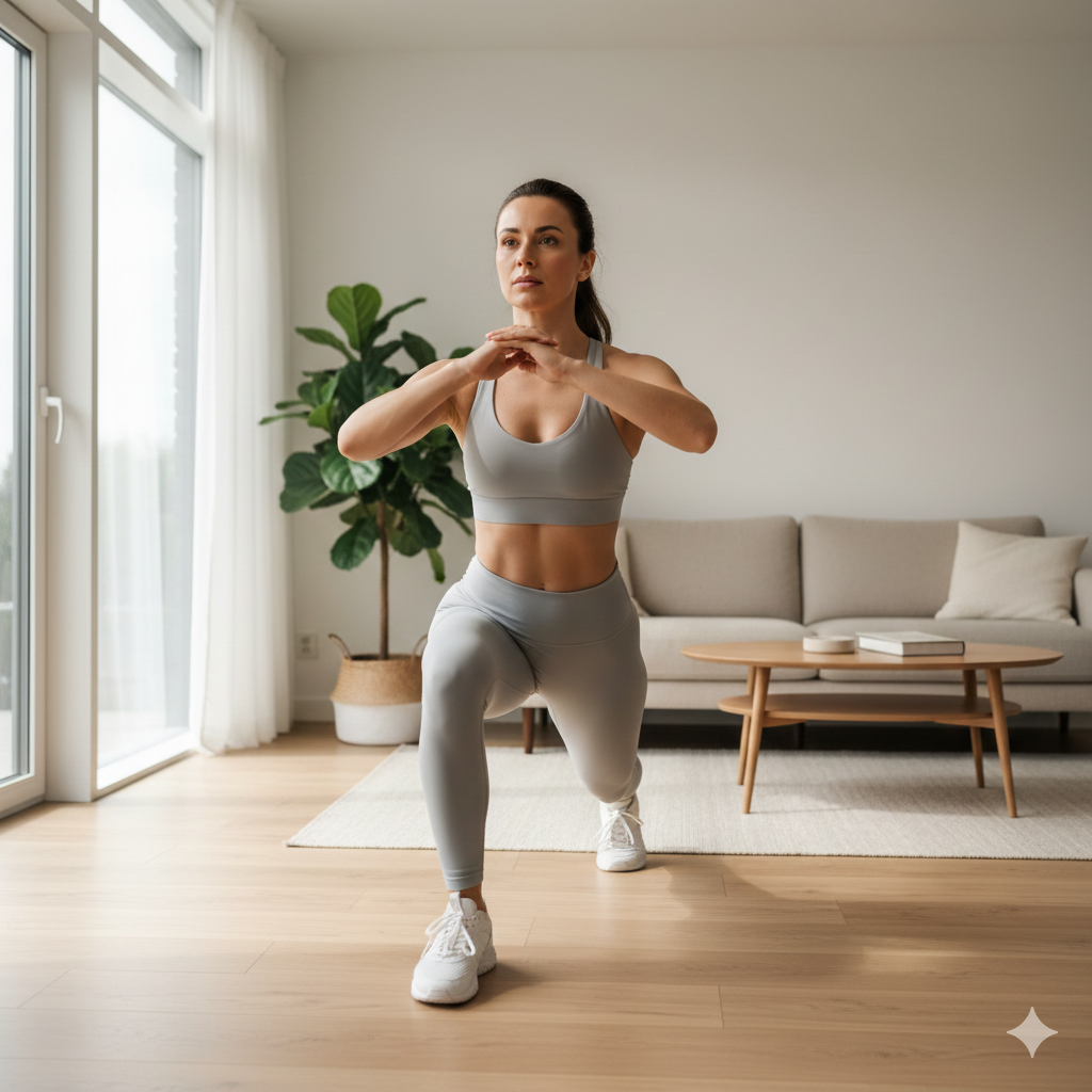 HIIT workout supporting metabolism and fat loss in women