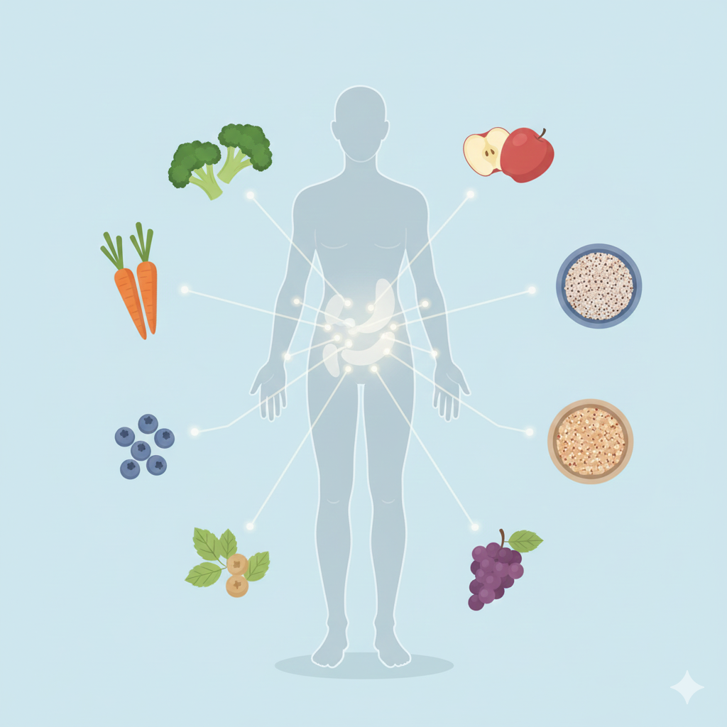 Plant-based vegetarian diet improving metabolism and fat loss