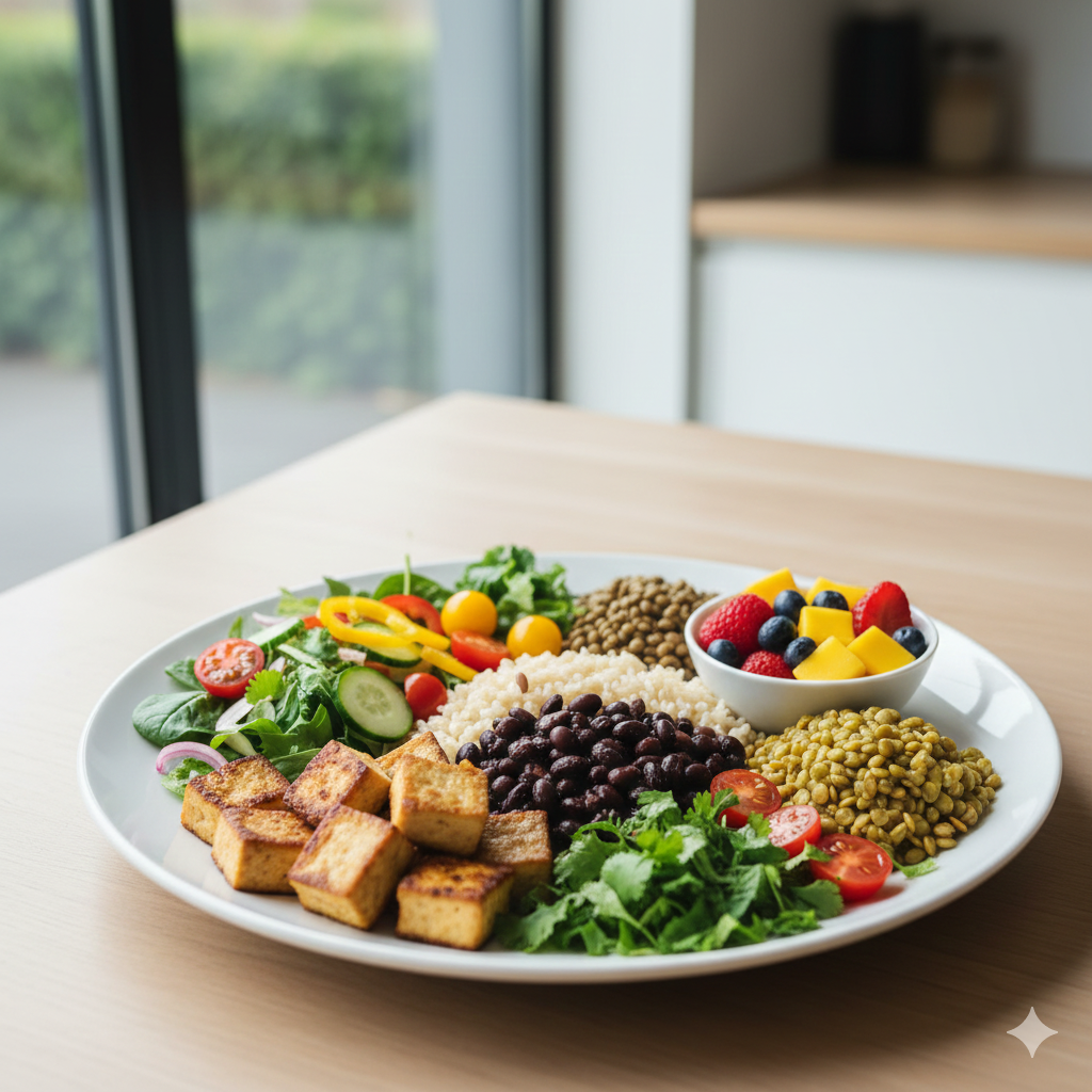 Whole food vegan diet supporting fat loss and metabolism