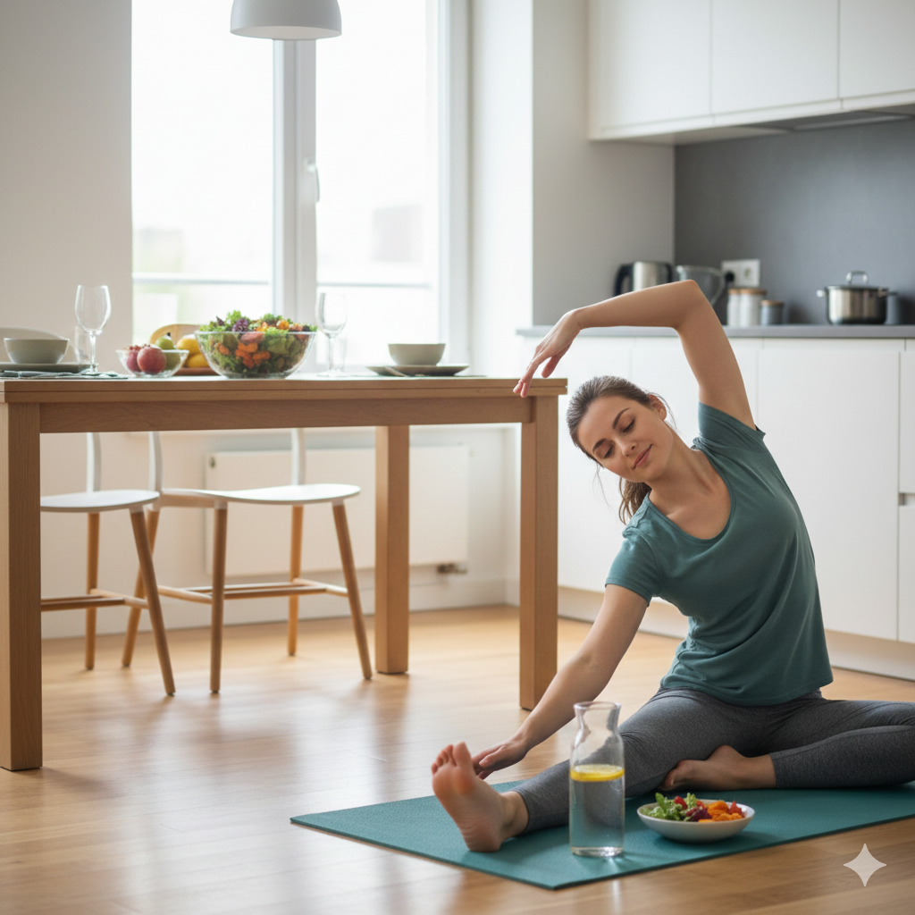 Healthy vegetarian lifestyle supporting long-term weight loss